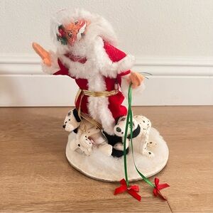 Rare Annalee Mobilitee Dolls‎ 1997, Puppies For Christmas Santa 10"